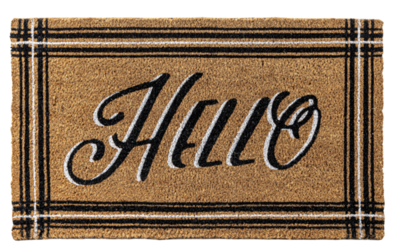 Hello Door Mat