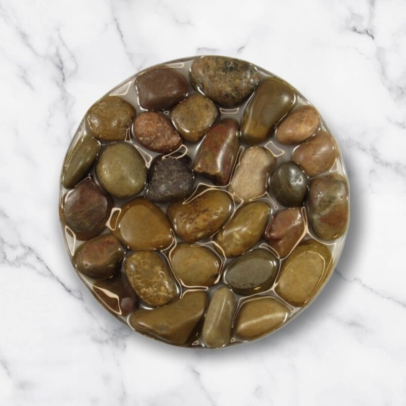 Brown Natural Stone Lifting Soap Dish
