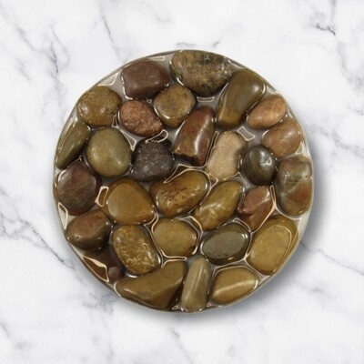 Brown Natural Stone Lifting Soap Dish