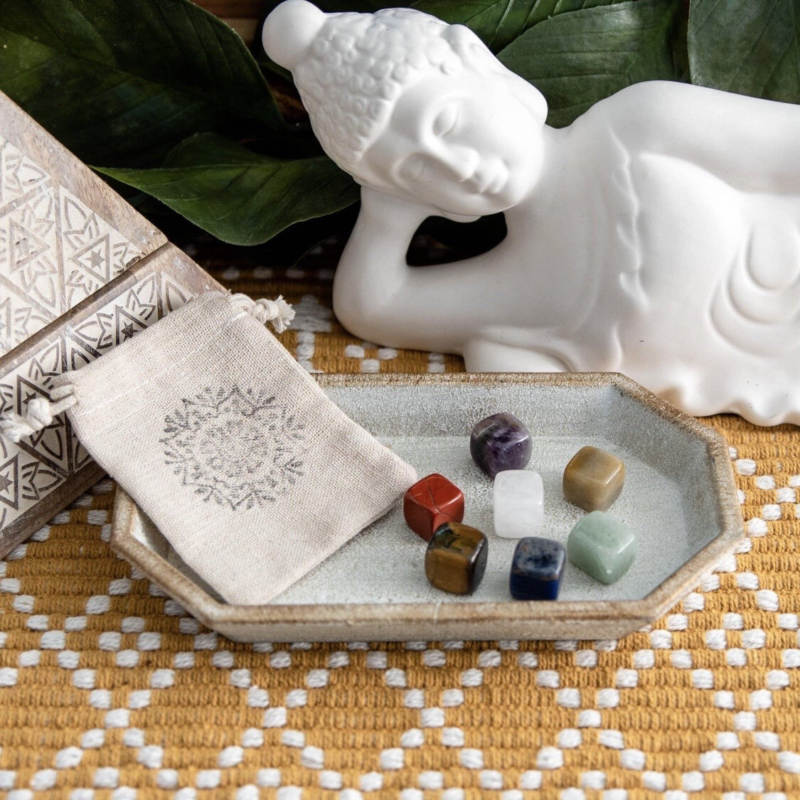 Chakra Worry Crystal Stones Set