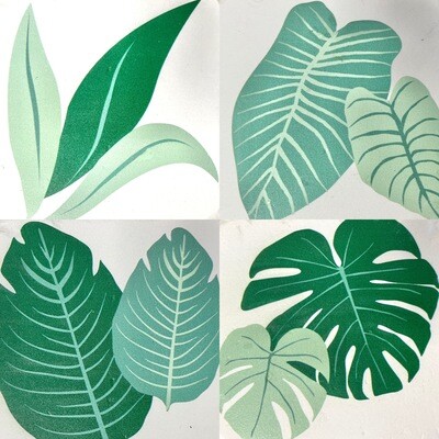 Coasters-Leaves