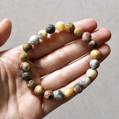 Crazy Lace Agate Bracelet