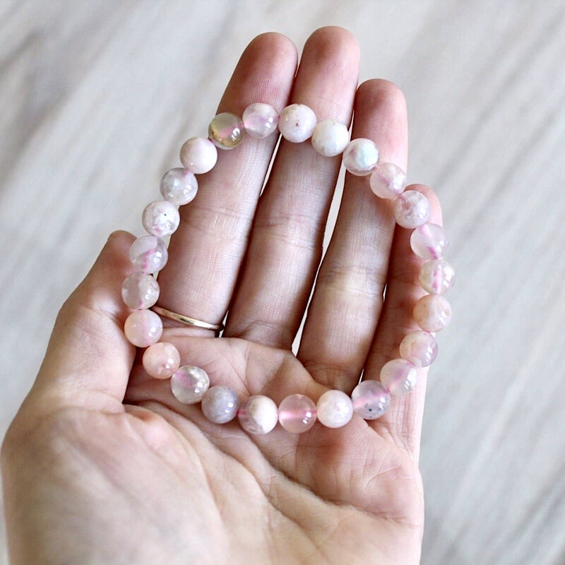 Flower Agate Bracelet