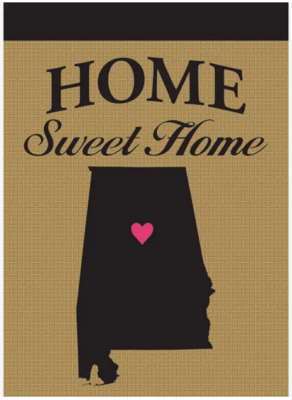 Home Sweet Home-Alabama Garden Flag
