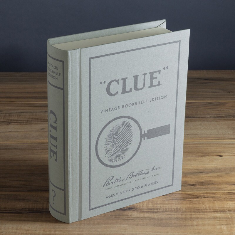 Clue Bookshelf Game