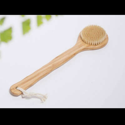 Wood Bath Brush For Shower And Dry Brushing