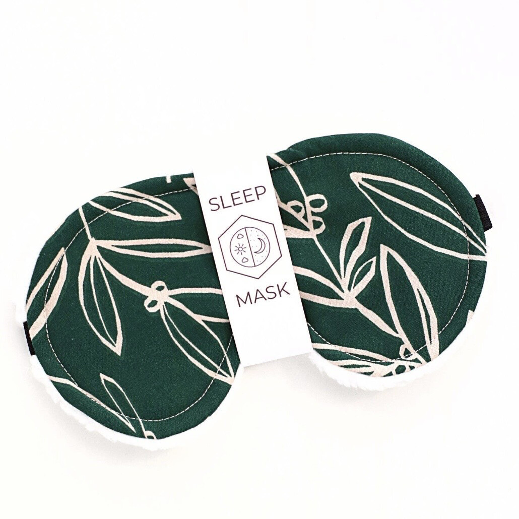 Green Leaf Eye Mask