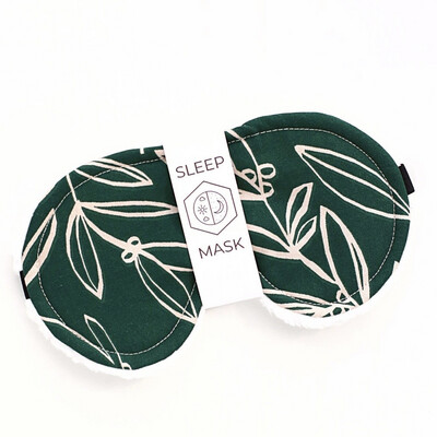 Green Leaf Eye Mask