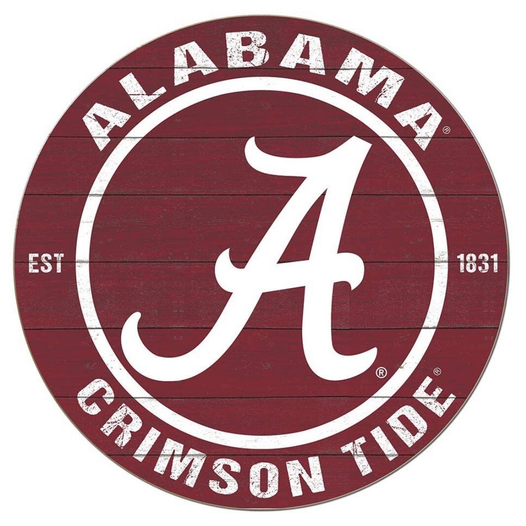Alabama 20” Round Sign