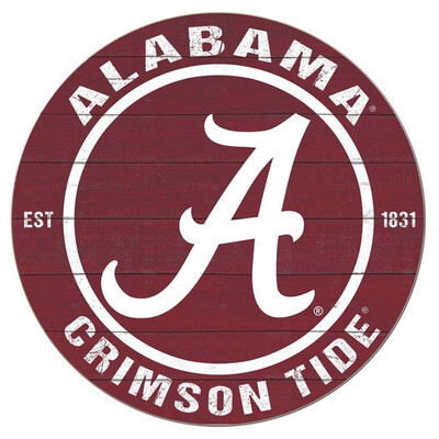Alabama 20” Round Sign
