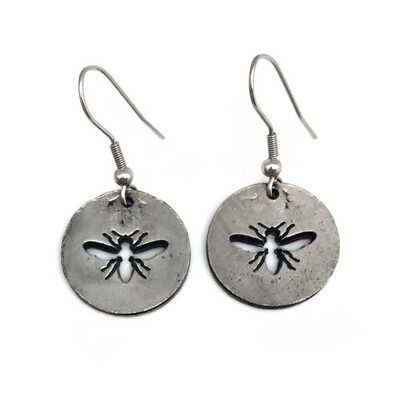 Bee Hand Crafted Earrings