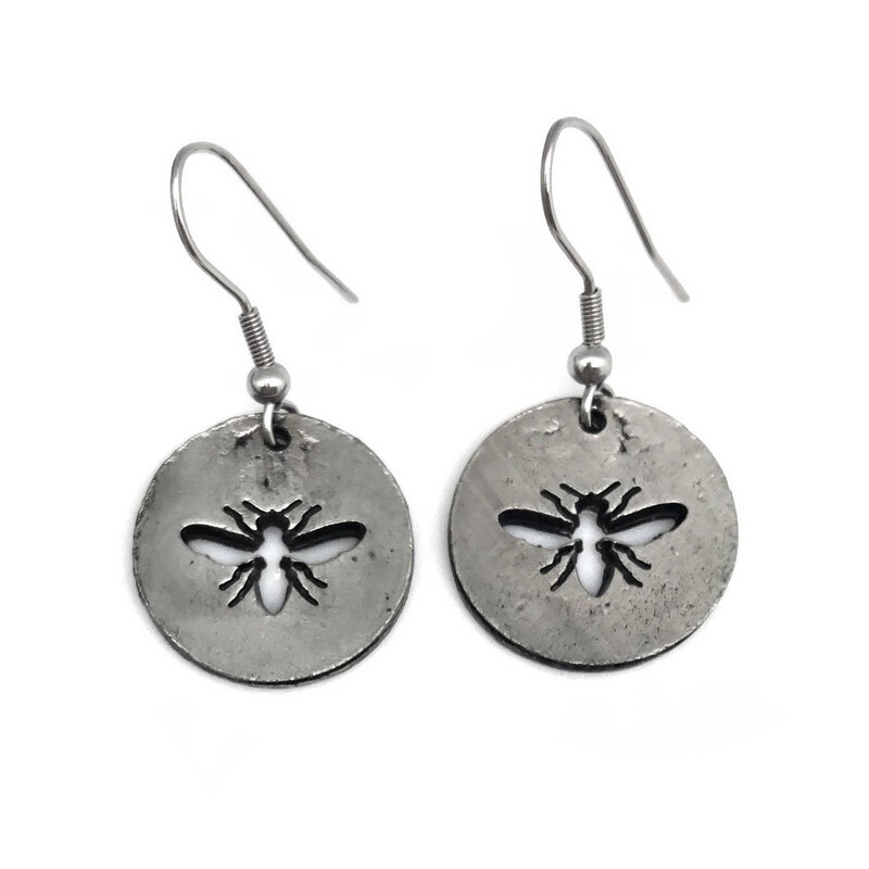Bee Hand Crafted Earrings