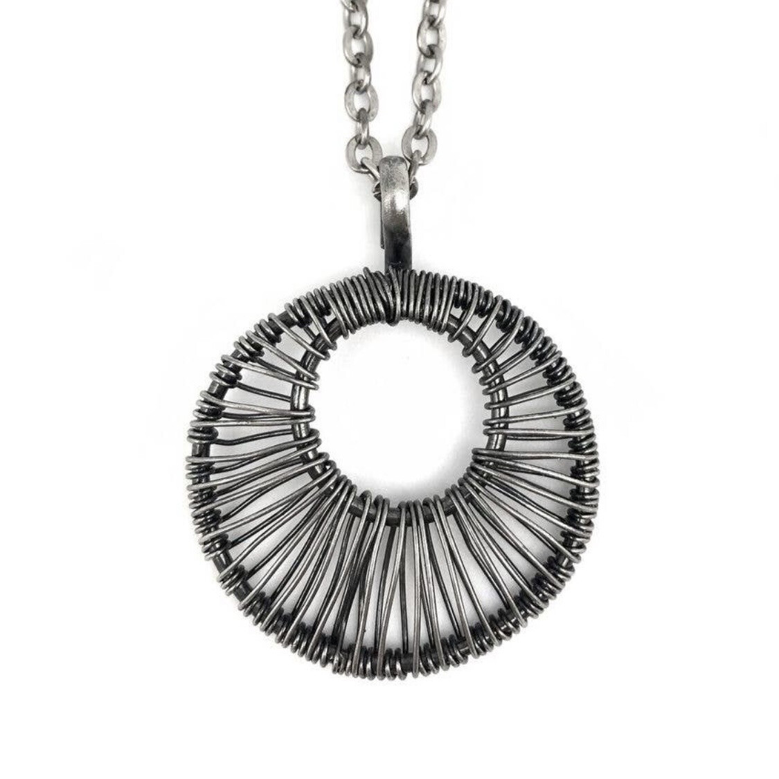 Hoop Wire Hand Crafted Necklace