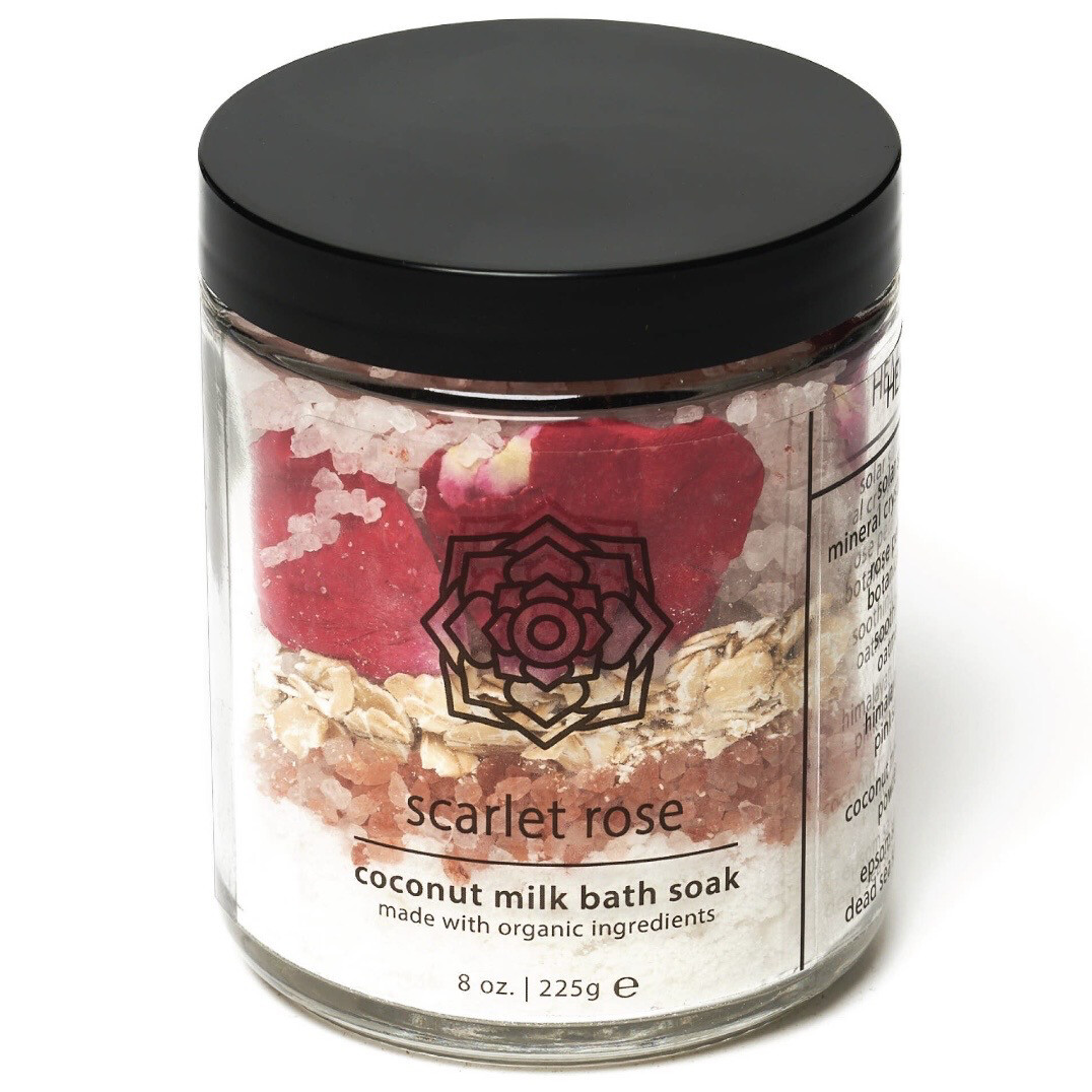 Scarlet Rose Coconut Milk Bath Soak