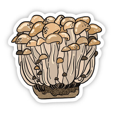 Mushroom Cluster Waterproof Vinyl Sticker