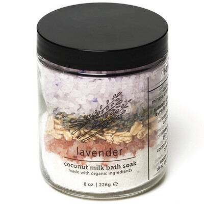 Lavender Coconut Milk Bath Soak