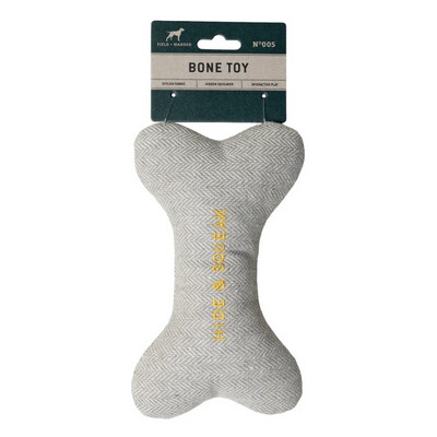 Plush Bone Squeak Toy