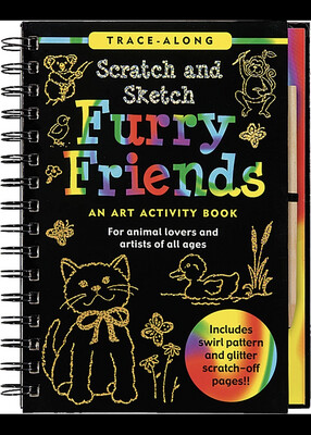 Furry Friends Scratch And Sketch Book