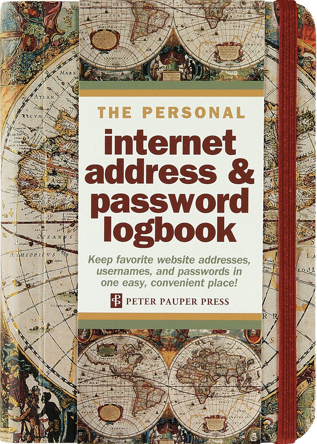 Internet, Address, And Password Logbook