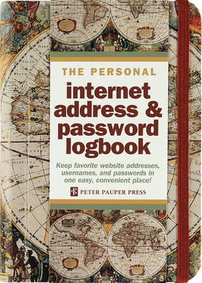 Internet, Address, And Password Logbook