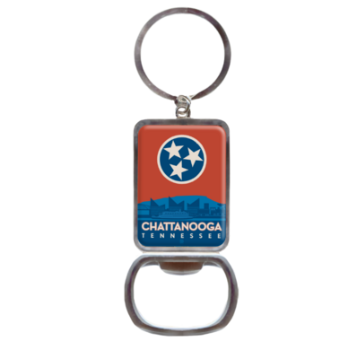 Chattanooga Tn, Bottle Opener Keychain