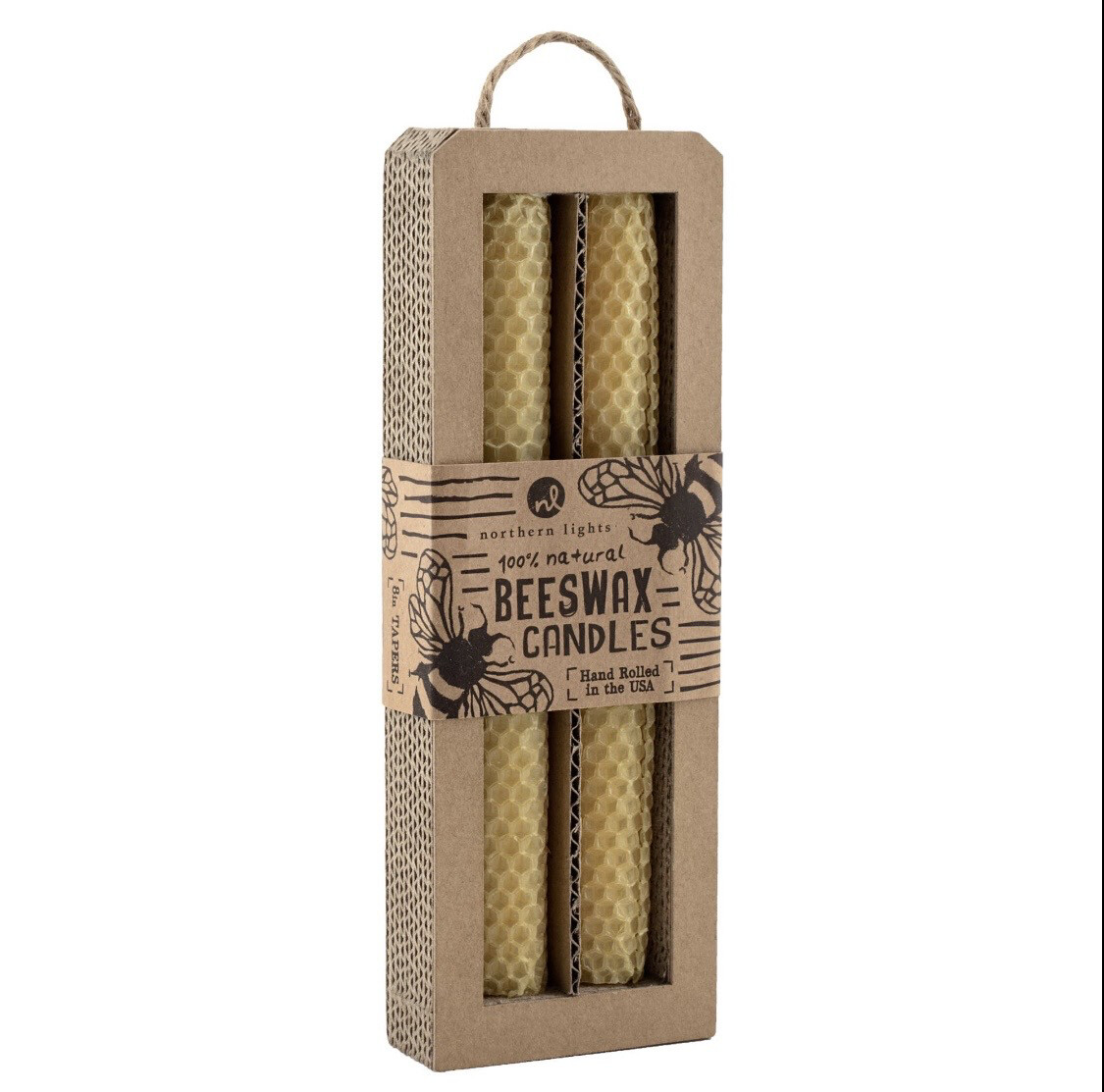 Beeswax Candles-Taper, Please select: Yellow