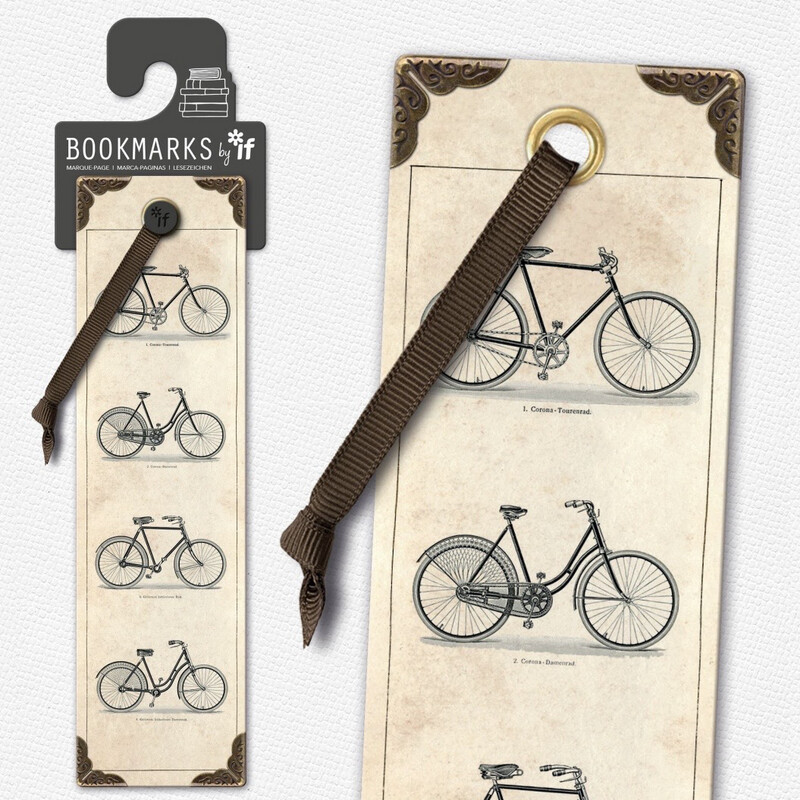 Bicycle Vintage Style Bookmark
