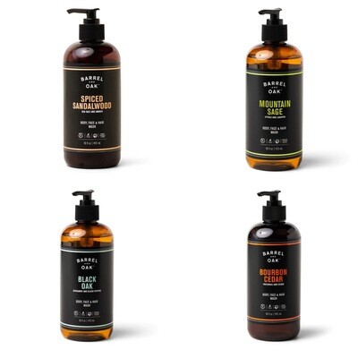 Barrel &amp; Oak Men&#39;s All in One Body, Face, &amp; Hair Wash
