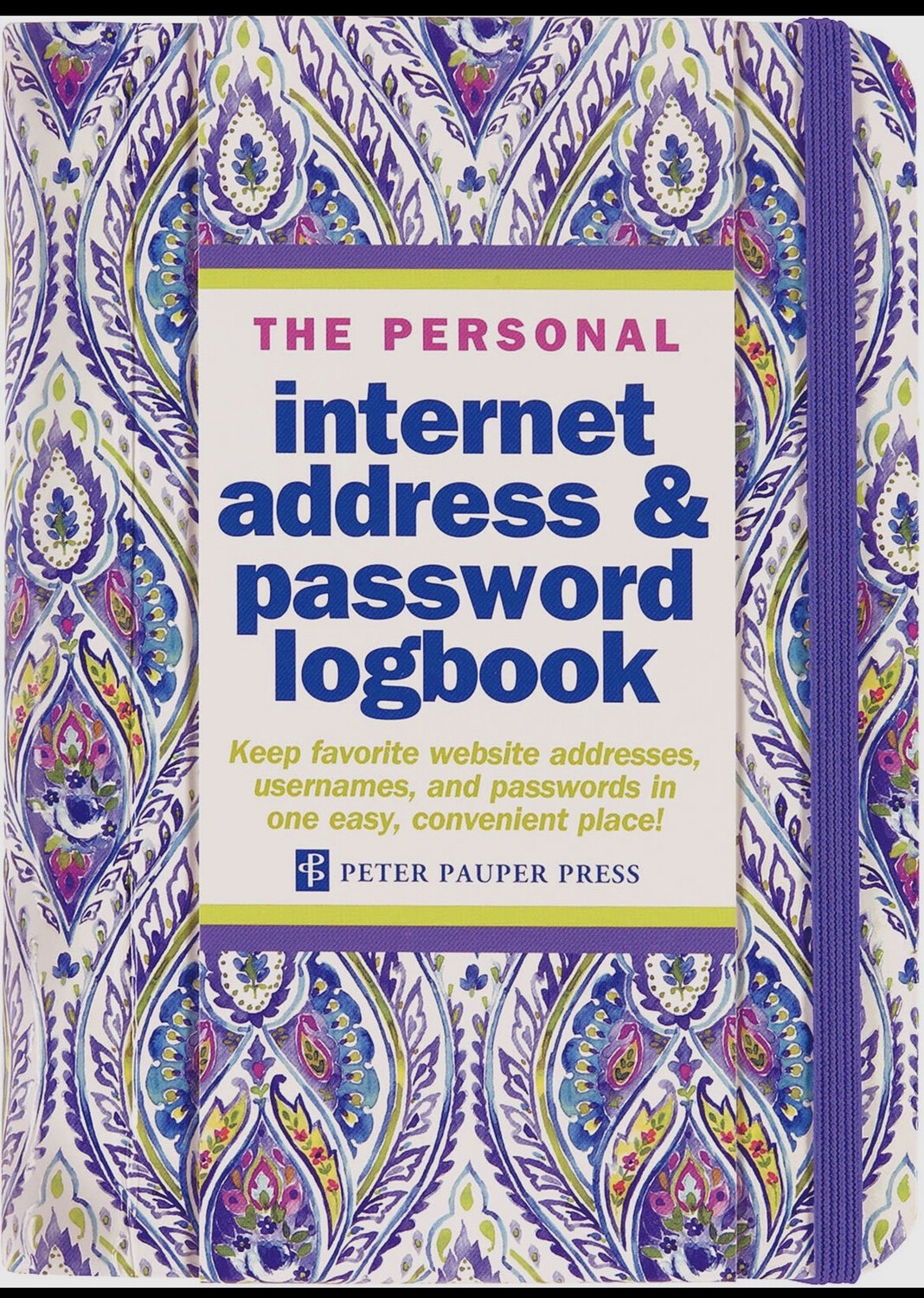 Purple Internet, Address &amp; Password Logbook