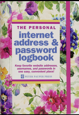 Floral Internet, Address &amp; Password Logbook