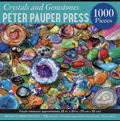 Crystals And Gemstones 1000 Piece Puzzle