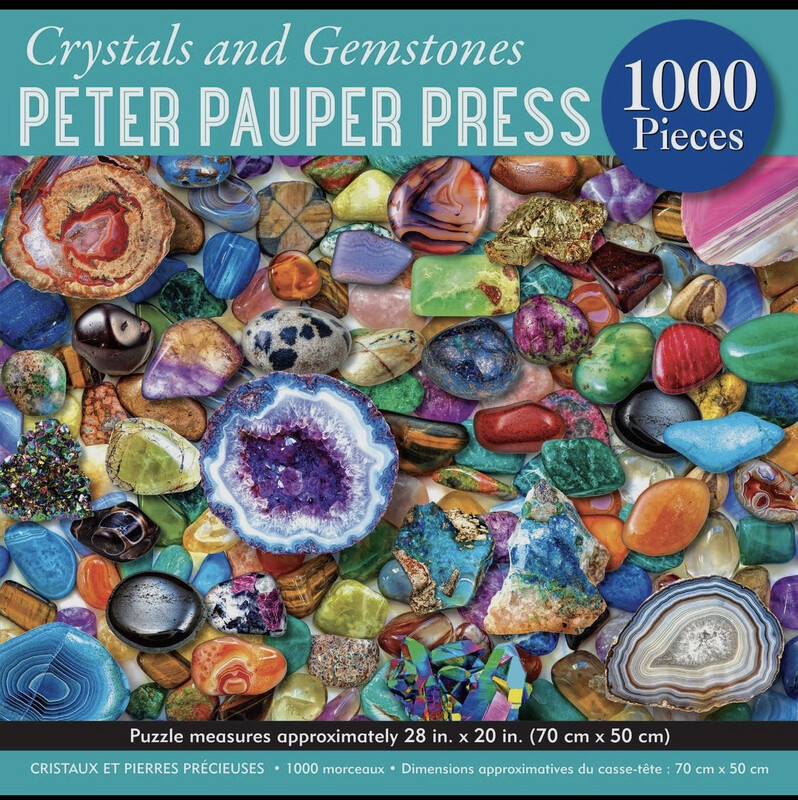Crystals And Gemstones 1000 Piece Puzzle