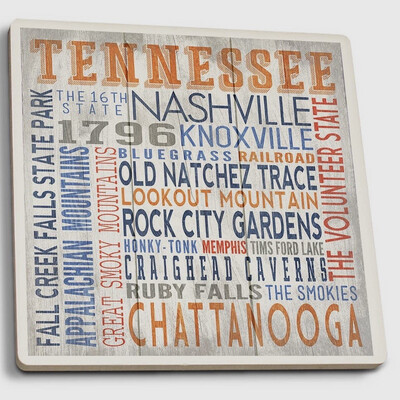 Rustic Tennessee Coasters