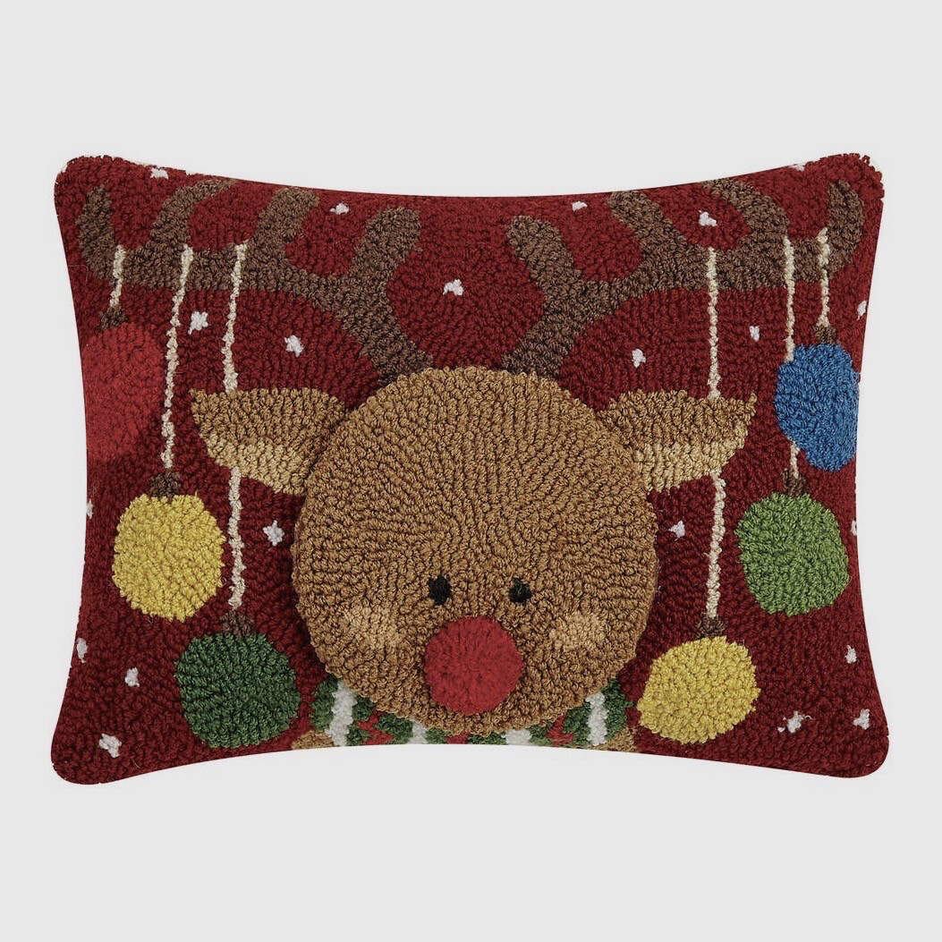 Reindeer Hook Pillow