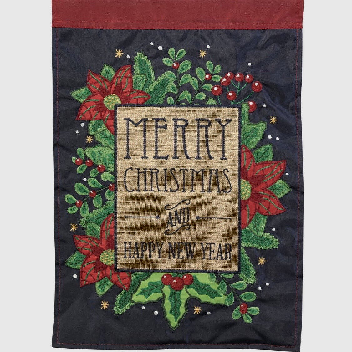 Merry Christmas And Happy New year Garden Flag