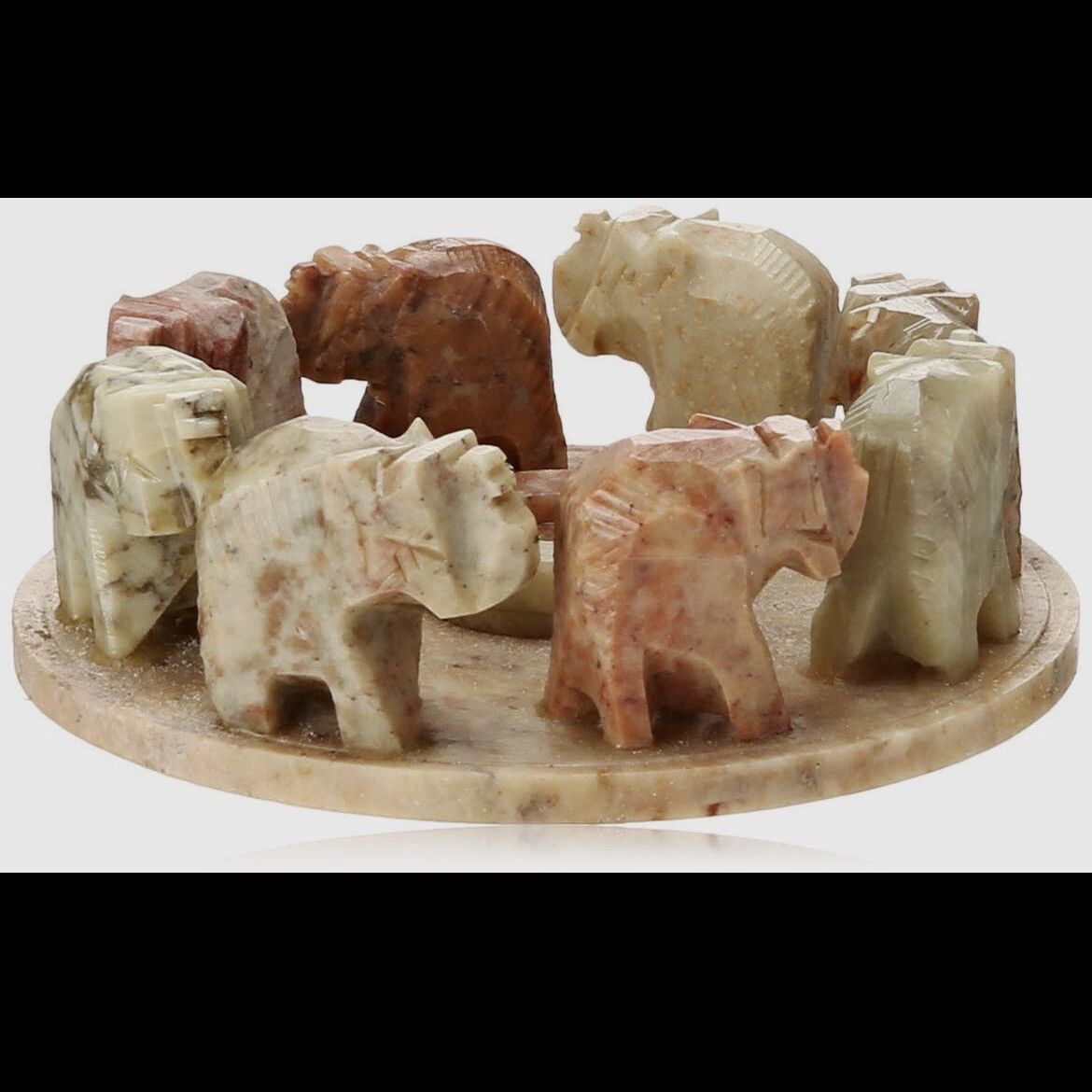 Ring Of Elephants Incense Burner