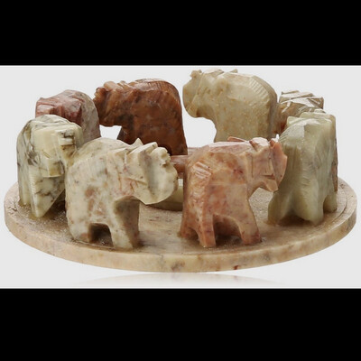 Ring Of Elephants Incense Burner