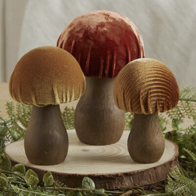 Copper Mushroom Trio
