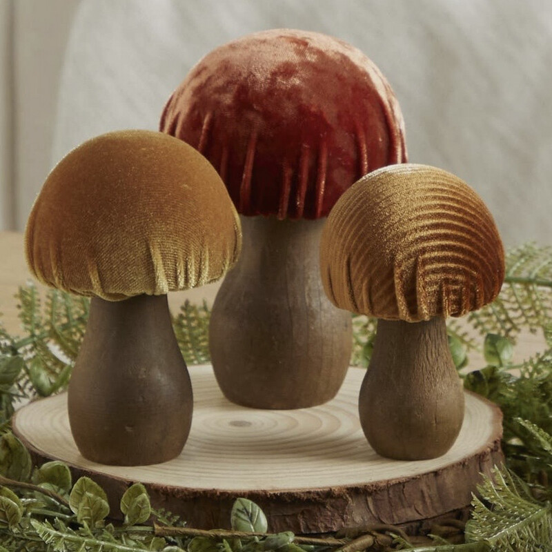 Copper Mushroom Trio