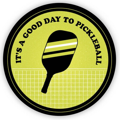 Pickleball Waterproof Vinyl Sticker