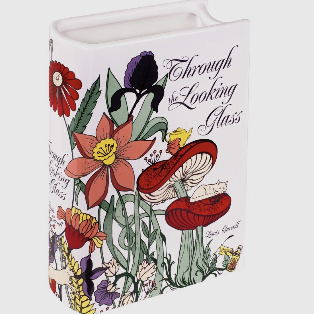 Through The Looking Glass Book Vase