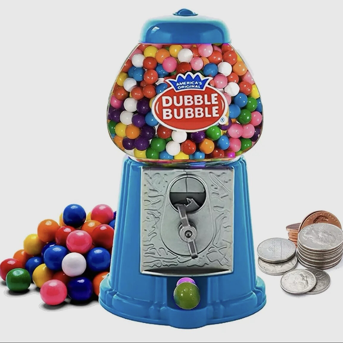 Blue Gum Ball Machine