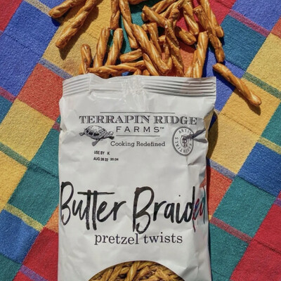 Butter Braided Pretzel Sticks