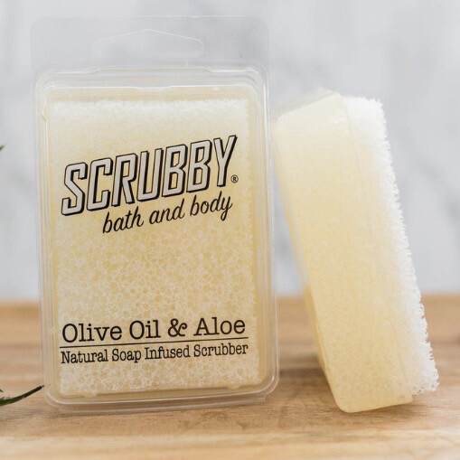 Olive Oil And Aloe Scrubby Soap