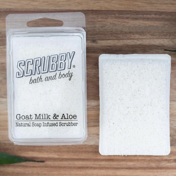 Goats Milk And Aloe Scrubby Soap