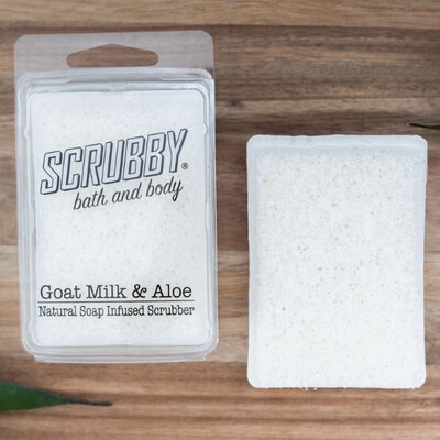 Goats Milk And Aloe Scrubby Soap