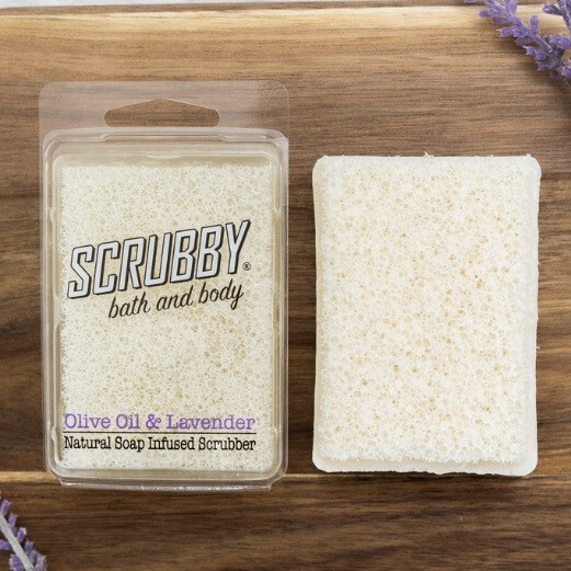 Olive Oil And Lavender Scrubby Soap