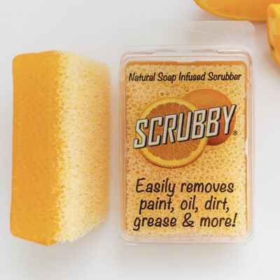 Orange Scrubby Soap