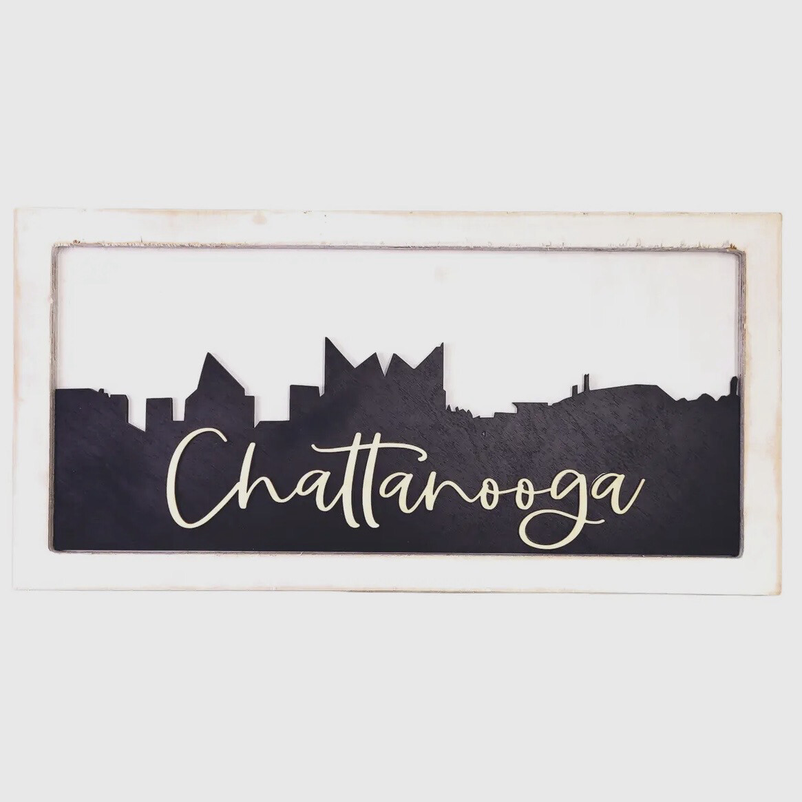 Wood 3D Chattanooga Sign