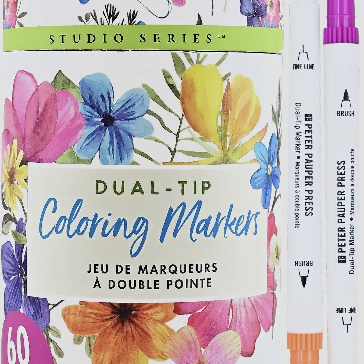 Dual Tip Coloring Markers